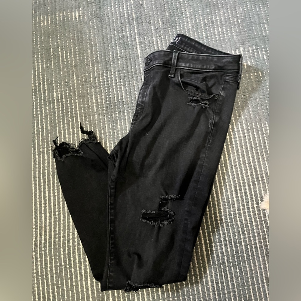 Abercrombie & Fitch Mid Ride Super Skinny Ankle Jean